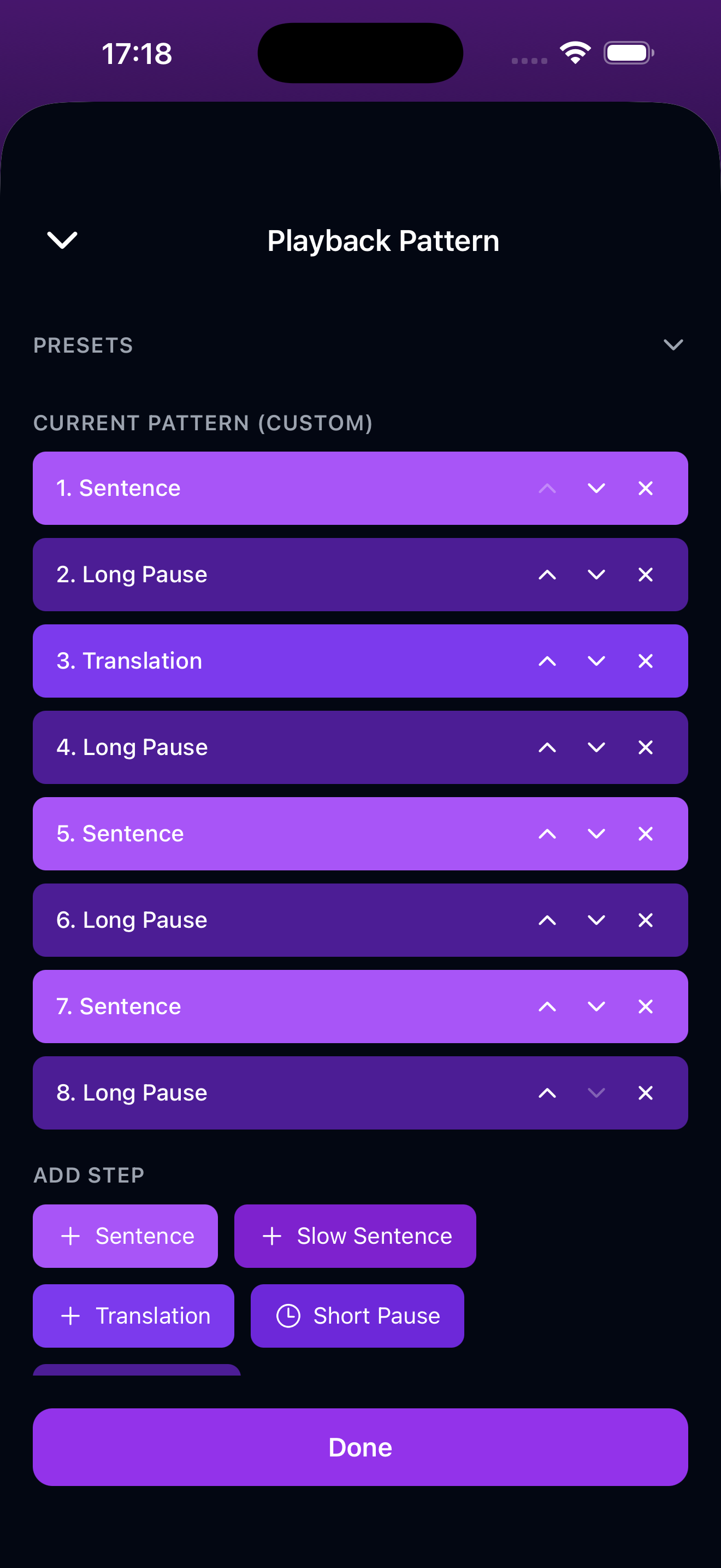 FluentFM pattern editor